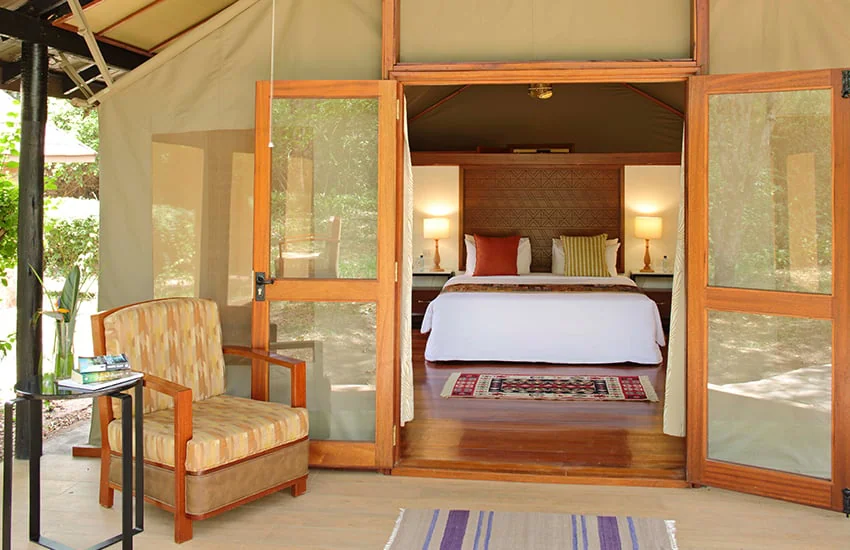 Sarova Mara Game Camp - Luxury Safari Camp in the Masai Mara 21 Bed view of Sarova Game Camp