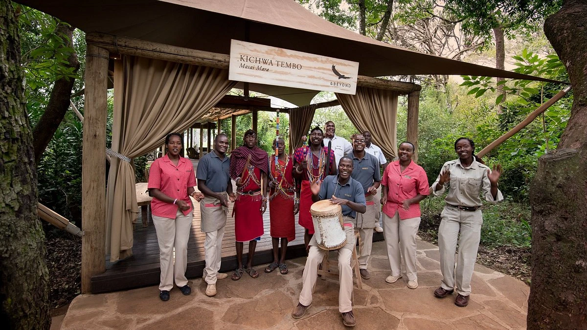 AndBeyond Kichwa Tembo Camp- Photos, Video, Review & More 4 Welcome Dance at the Camp